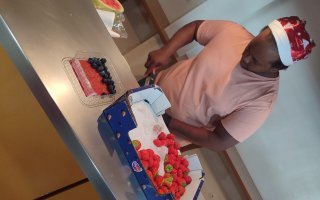 "Sapin avec des fruits"