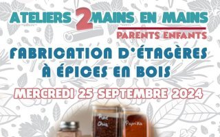  2 MAINS EN MAINS portant sur la fabrication d'étagère à épices