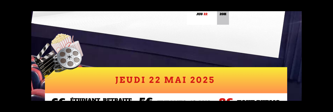 Le programme des films au Ciné-Théâtre de Lamentin