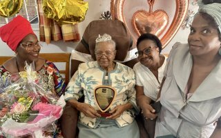 Madame CHADRU Surprise Martyrine a fêté ses 102 ans.