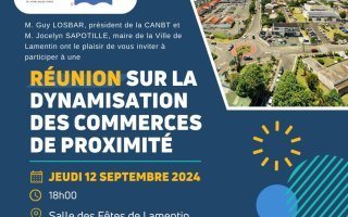 Réunion sur la dynamisation des commerces de proximité