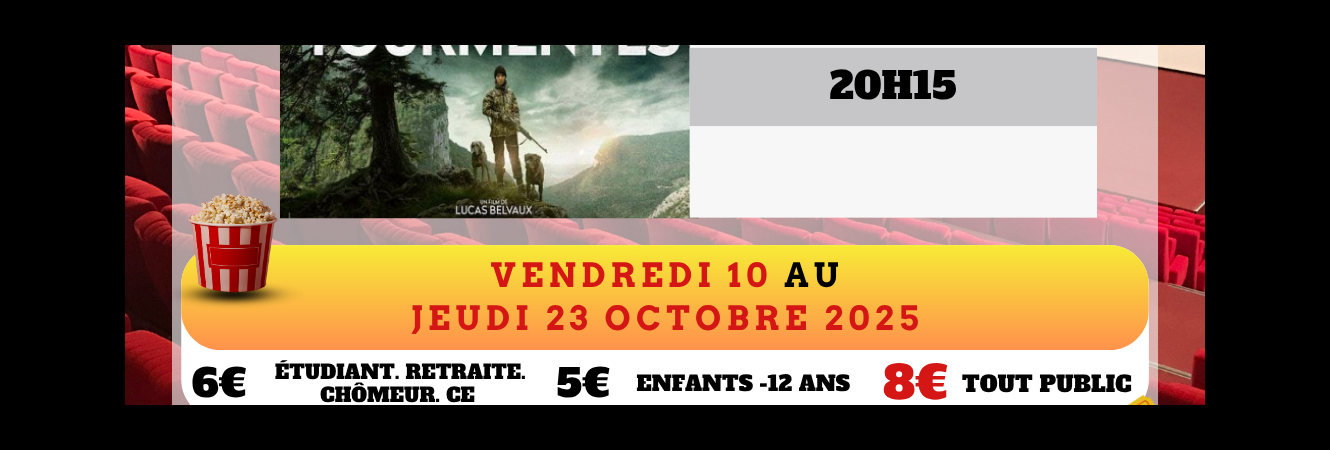 Le programme des films au Ciné-Théâtre de Lamentin