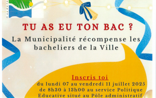 Félicitations aux nouveaux bacheliers !