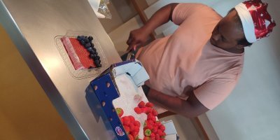 "Sapin avec des fruits"