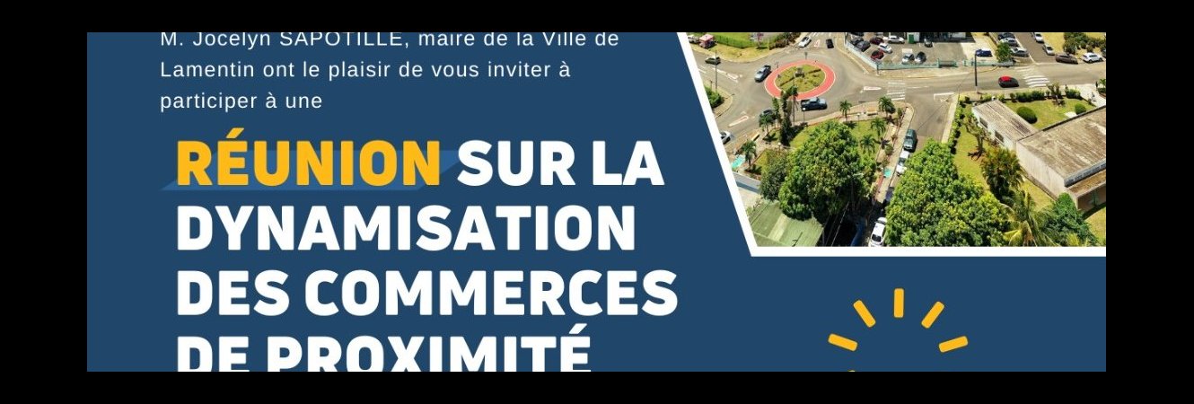 Réunion sur la dynamisation des commerces de proximité