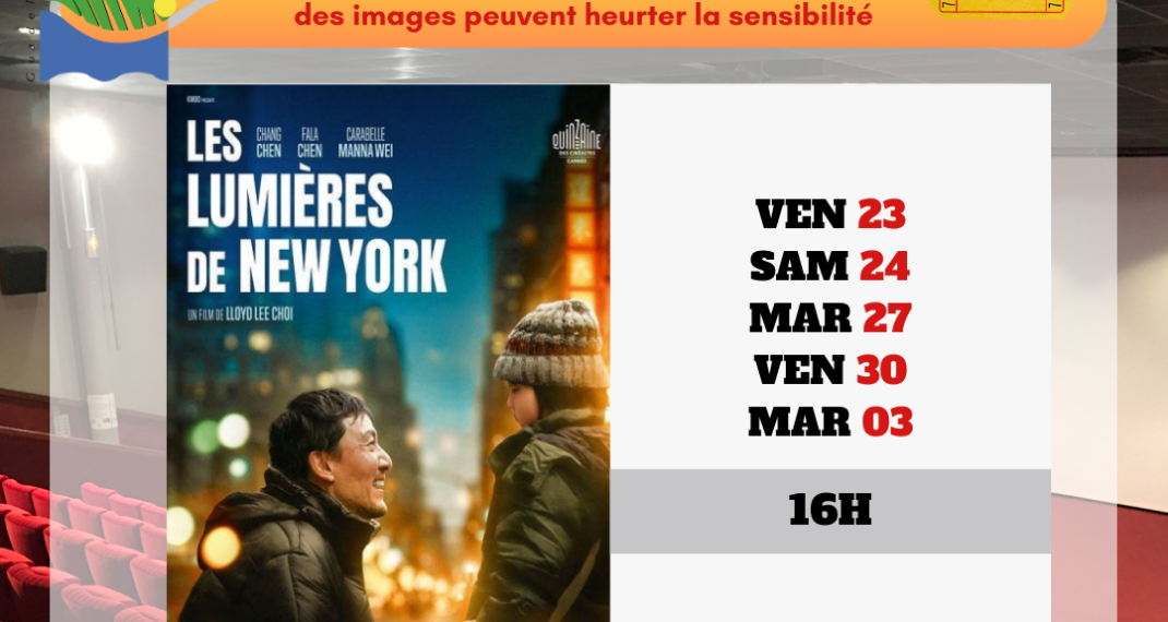 Le programme des films au Ciné-théâtre de Lamentin