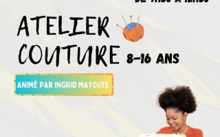 Rejoignez-nous pour un prochain atelier couture !