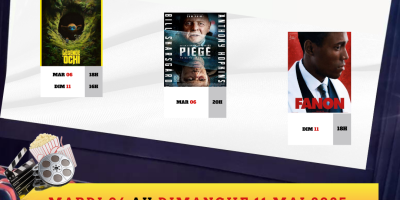 Le programme des films au Ciné-théâtre de Lamentin
