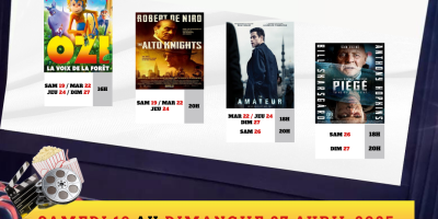 Le programme des films au Ciné-théâtre de...