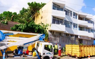 Les travaux d'embellissement et de propreté du bourg se poursuivent