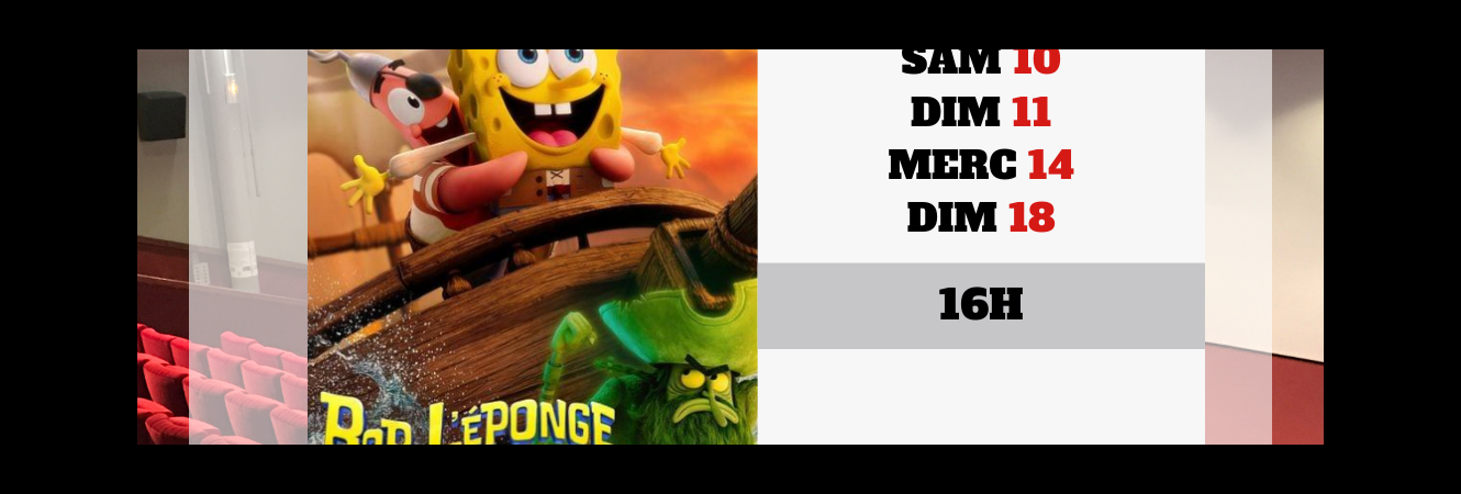 Le programme des films au Ciné-théâtre de Lamentin