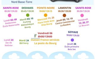 Le Bus France Services – Nord Basse-Terre vient à votre rencontre en février 2026 !