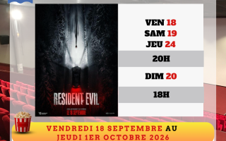 Le programme des films au Ciné-Théâtre de Lamentin