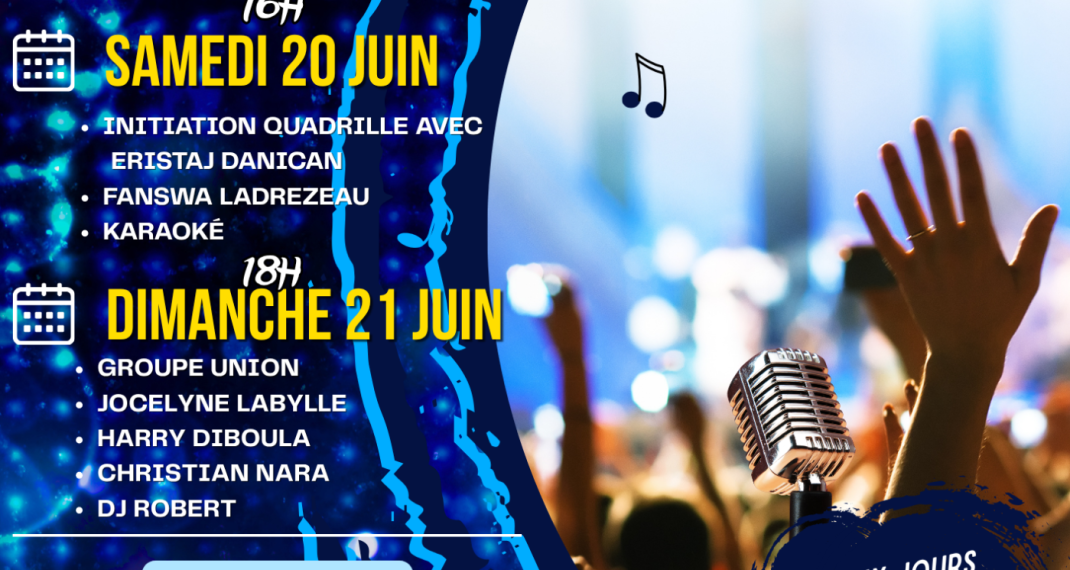 FÊTE DE LA MUSIQUE À LAMENTIN !