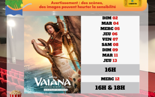 Le programme des films au Ciné-Théâtre de Lamentin