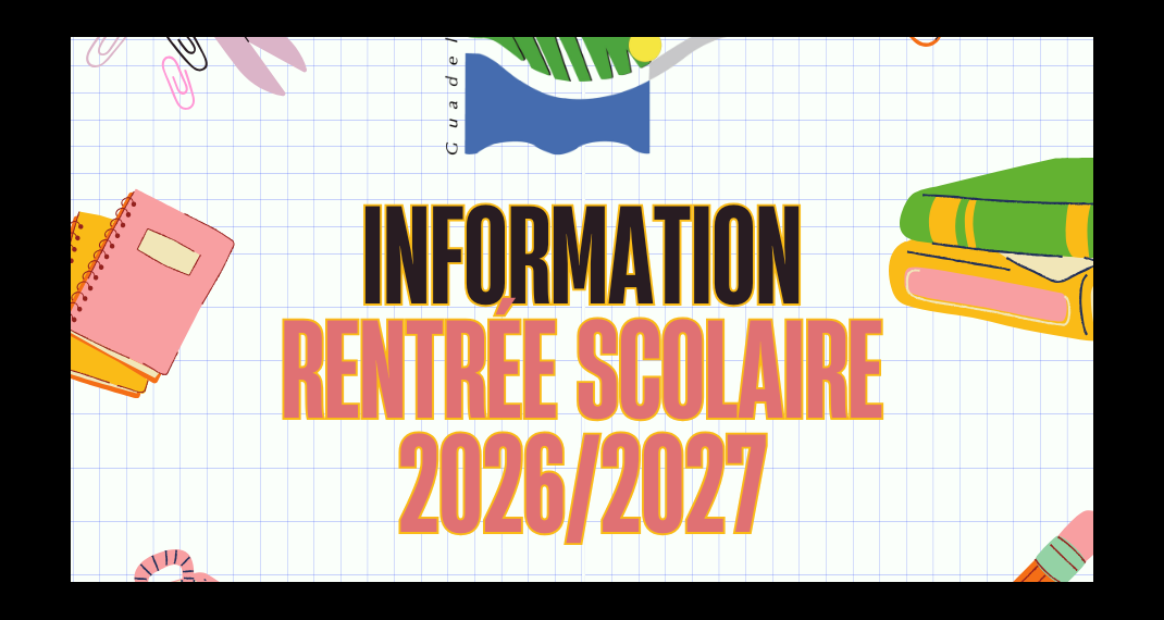 inscription scolaires - Élémentaire ( CP au CM2) rentrée scolaire 2026-2027