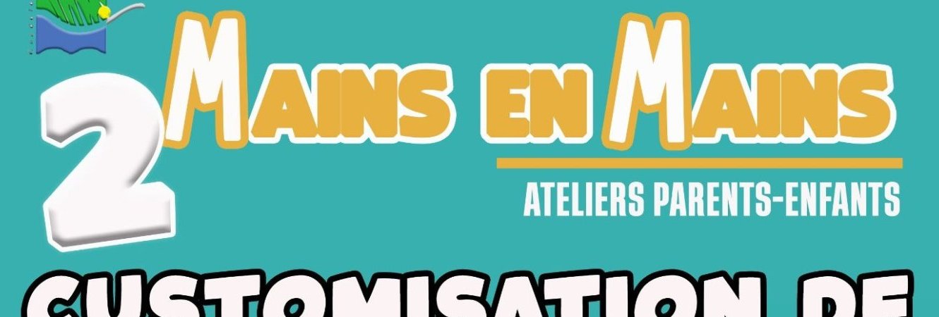 Atelier “2 mains en mains” – Customisation de T-shirts 