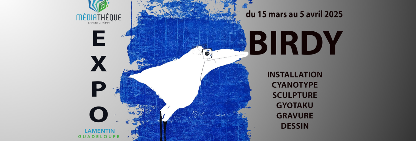 EXPO & ATELIERS ARTISTIQUES À LA Médiathèque de Lamentin Guadeloupe