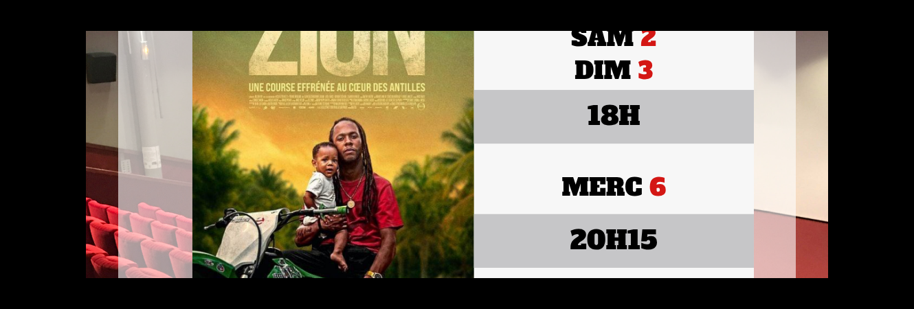 Le programme des filmes au Ciné-Théâtre de Lamentin