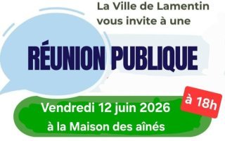 Information importante - Réunion publique