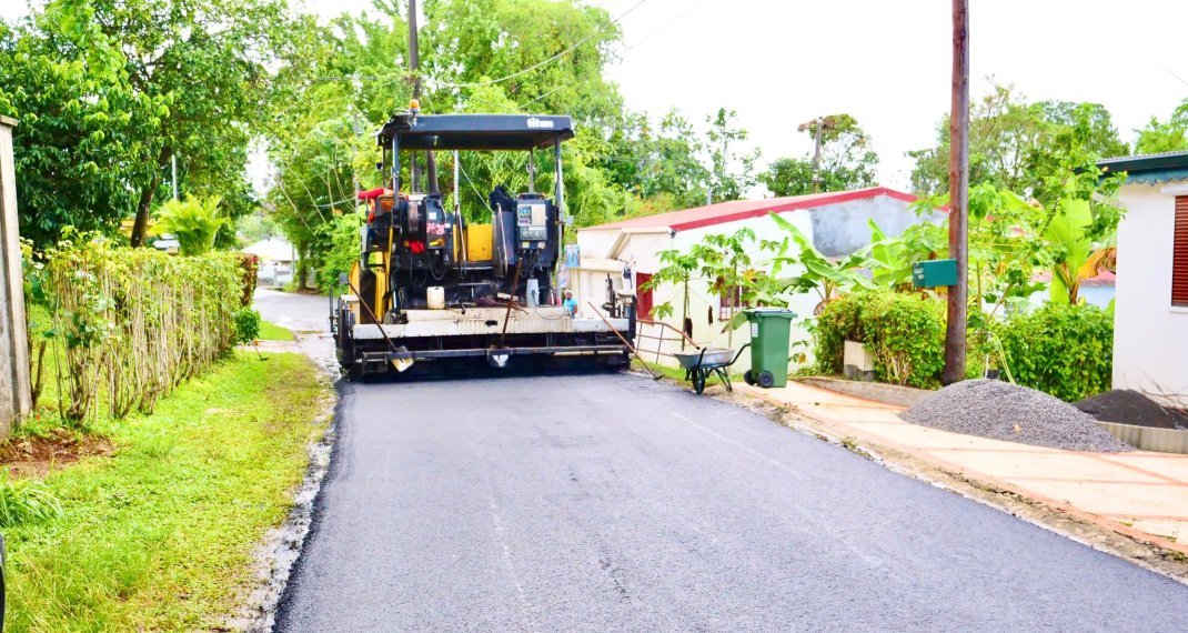 Travaux en cours - route de Boisbert 