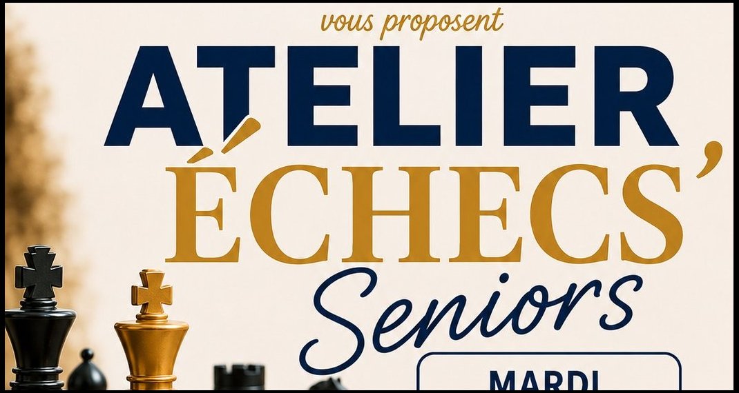 ATELIER ÉCHECS SENIORS À LAMENTIN !