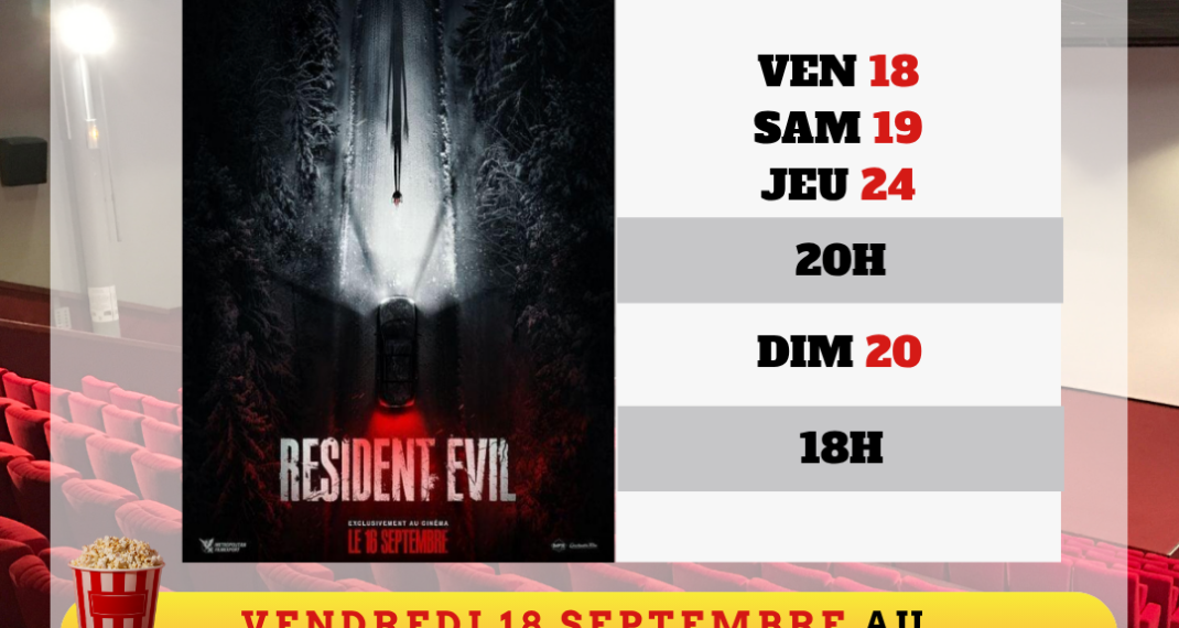 Le programme des films au Ciné-Théâtre de Lamentin