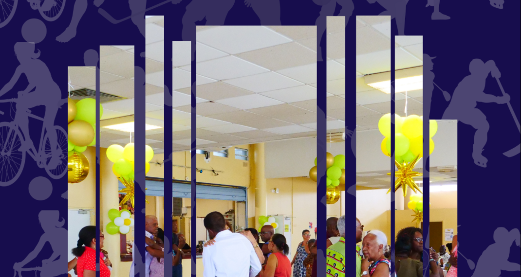 la Salle des fêtes de Lamentin a vibré au rythme du Thé Dansant