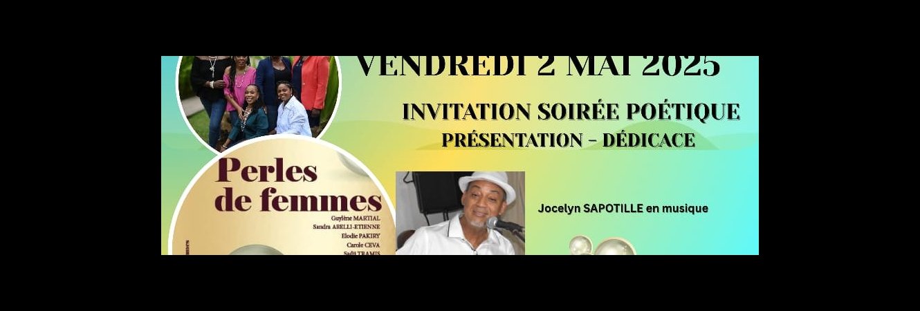 Soirée poétique exceptionnelle autour du recueil “Perles de femmes”