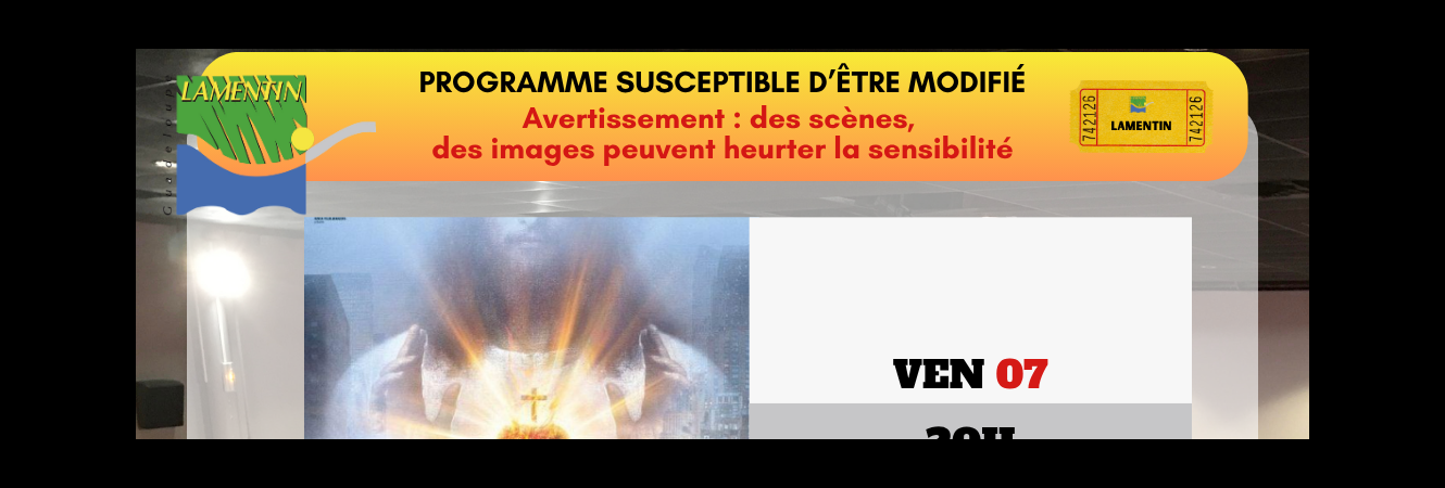 Le programme des films au Ciné-Théâtre de Lamentin