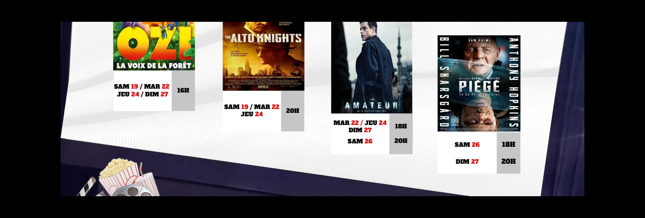 Le programme des films au Ciné-théâtre de...