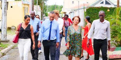 Visite sur le territoire de Lamentin