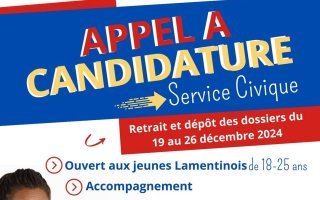 Appel à candidature au SERVICE CIVIQUE