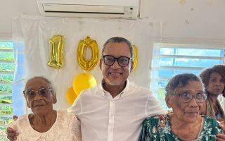 Anniversaire de deux centenaires, Mme Colette ALLARD et Mme Grazella MODESTE,